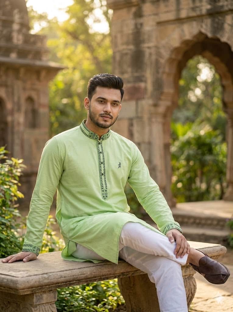 চায়না ফেব্রিকের এক্সক্লুসিভ পাঞ্জাবি 🔥