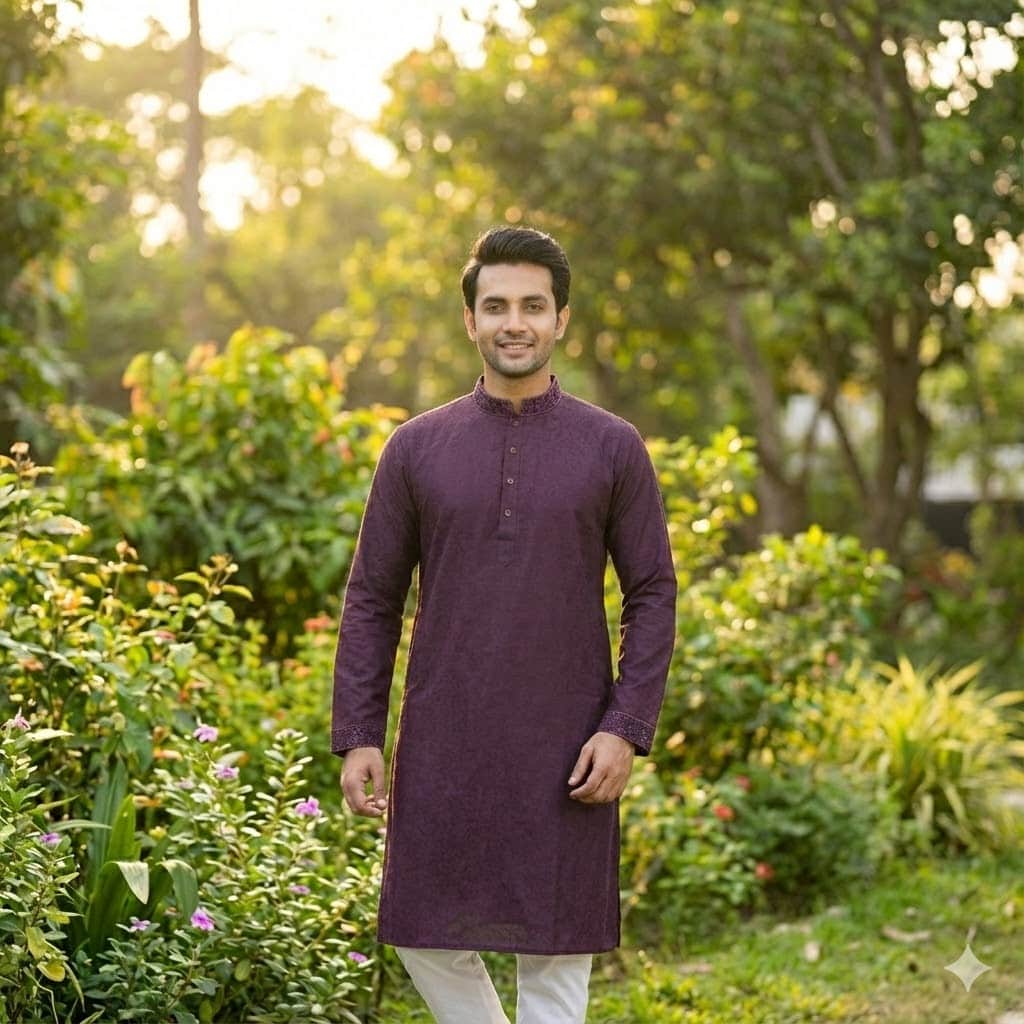 চায়না ভাংচুর ফেব্রিকের পাঞ্জাবি 🔥 