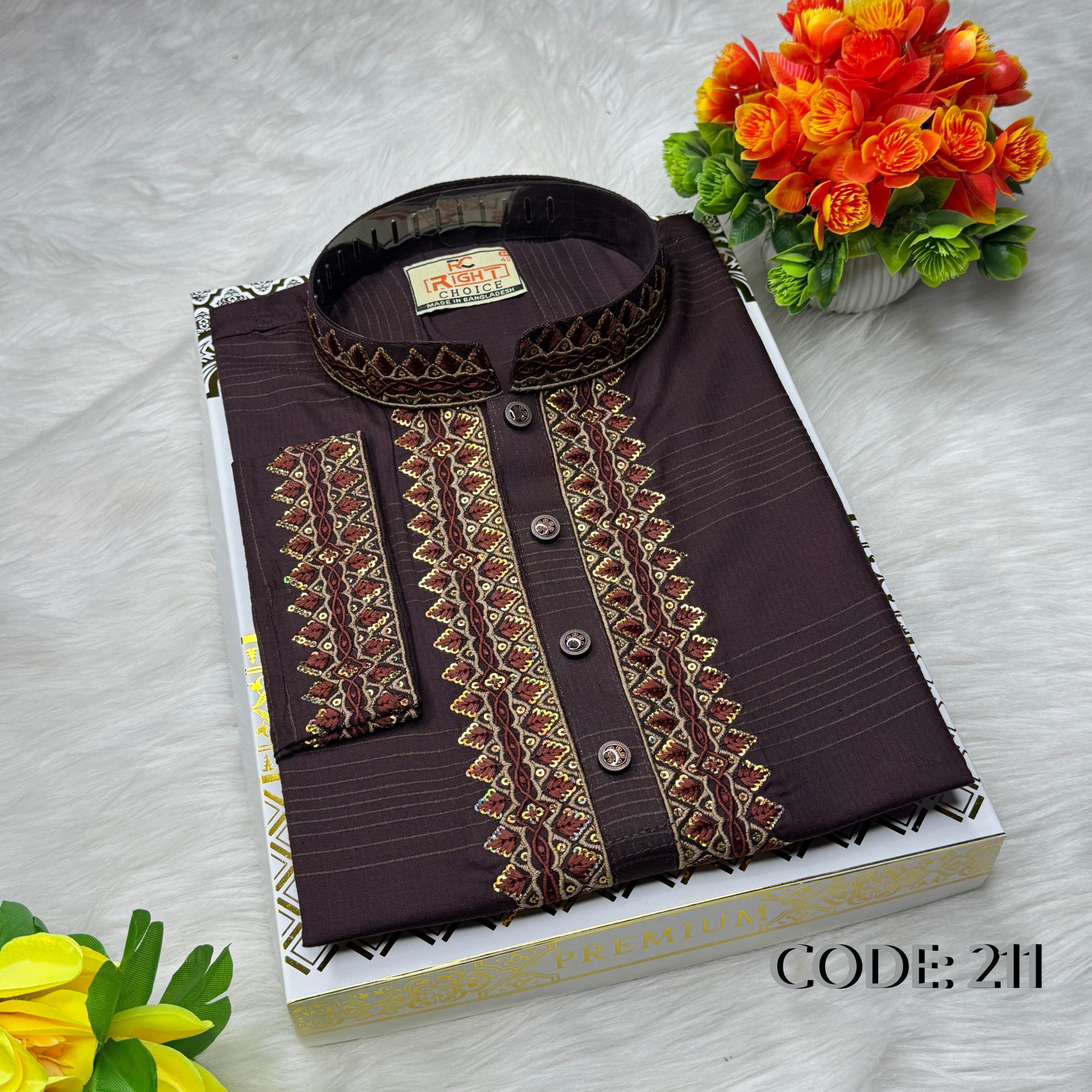Brotex Cotton Panjabi (CODE: 211)🔥