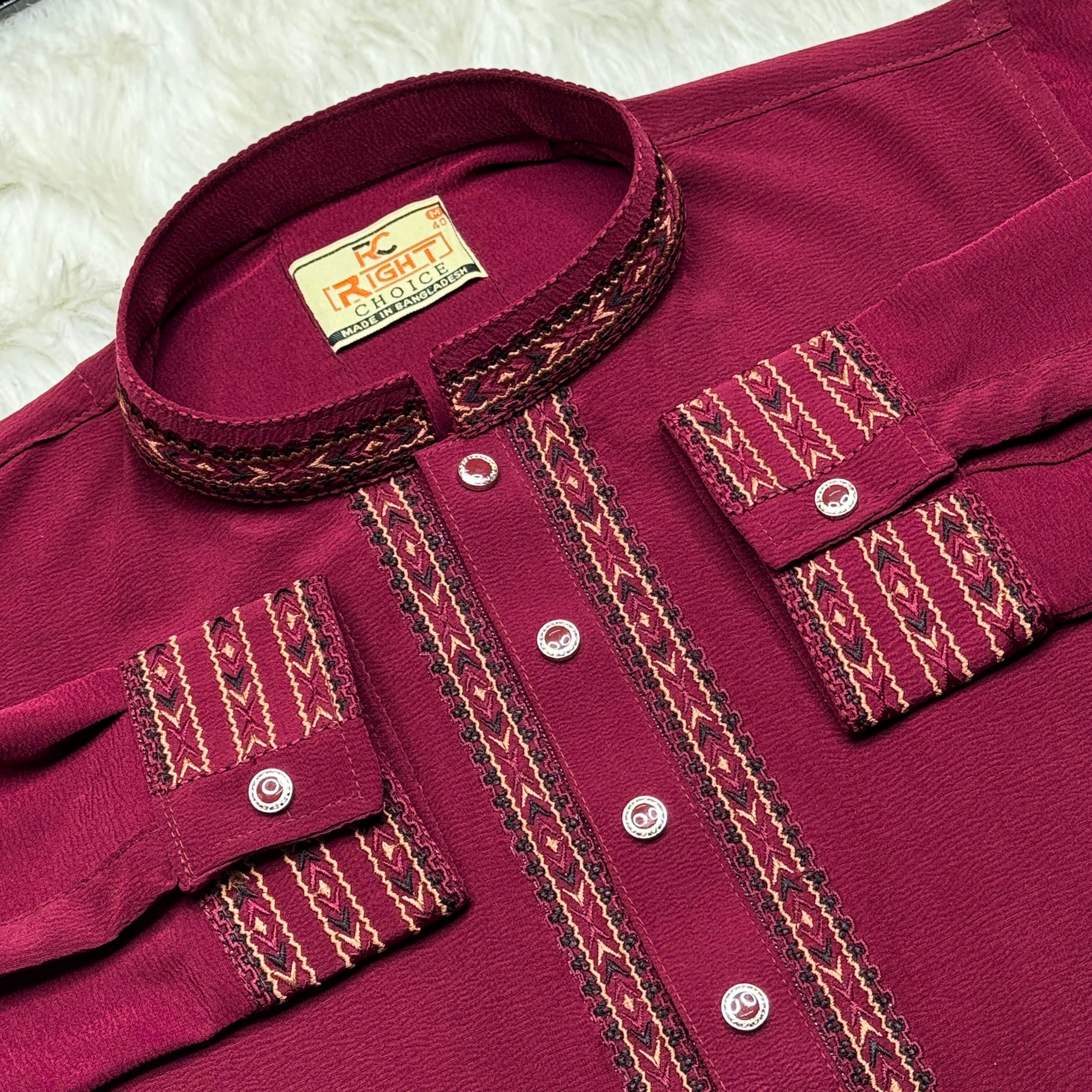 China Zaffran Stretch Panjabi (431) 🔥