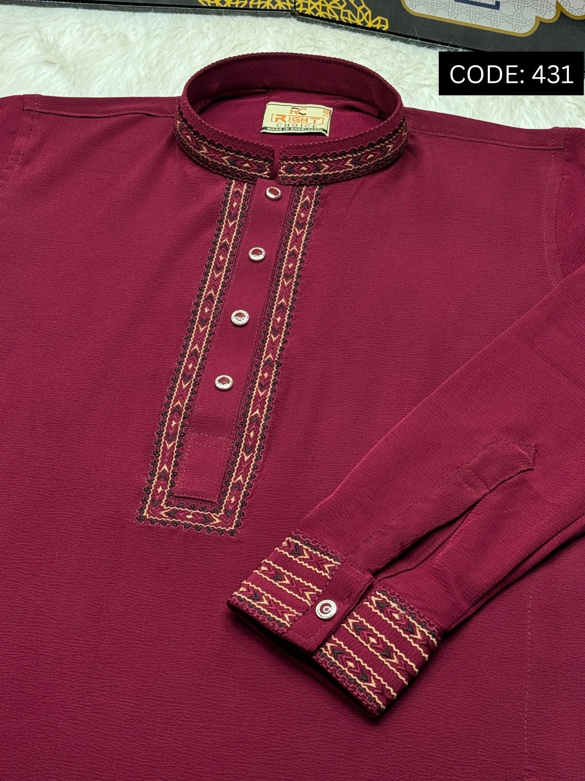 China Zaffran Stretch Panjabi (431) 🔥