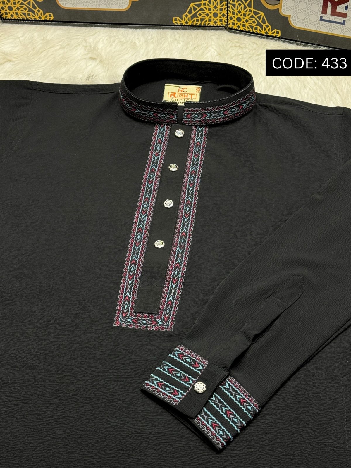 China Zaffran Stretch Panjabi (433)🔥