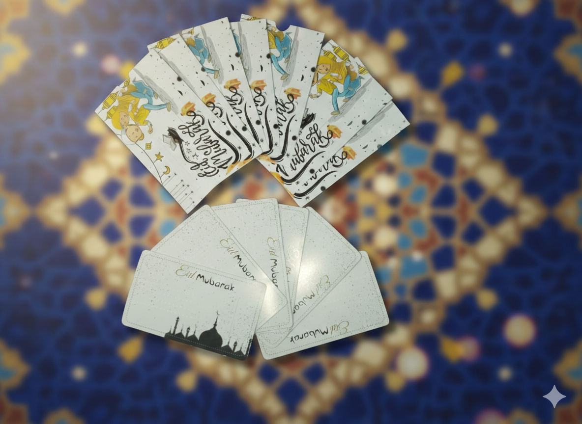 30 পিসের এক সেট🌙🌙✨ ঈদ সালামি কার্ড✨🌙🌙